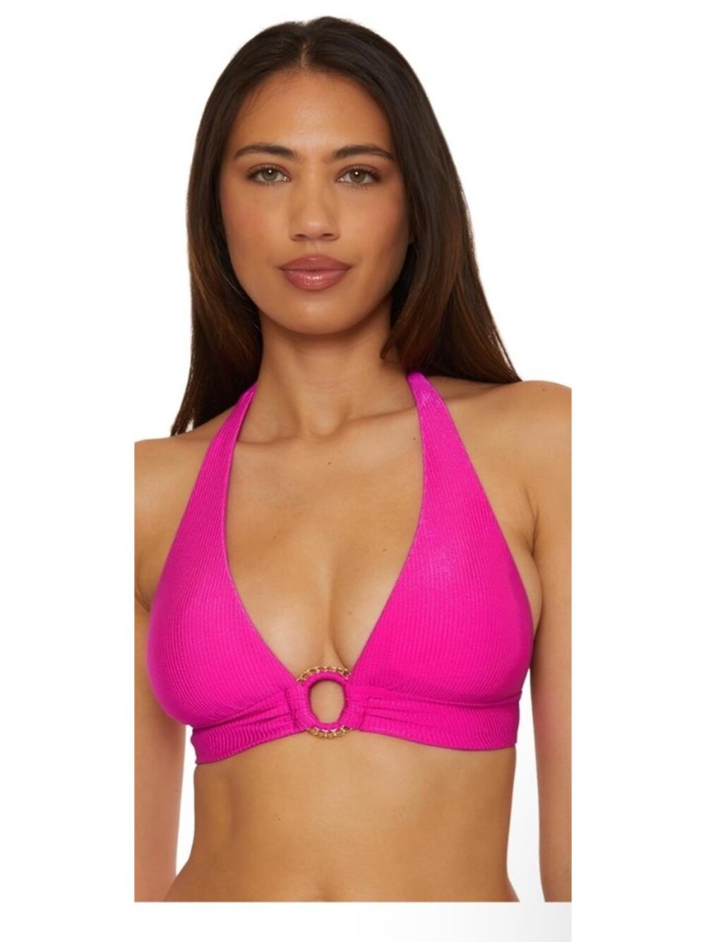 Becca By Rebecca BECCA Monte Carlo Mira Rib Ring Halter, Large